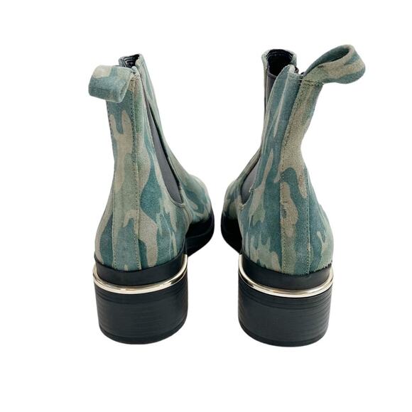 KENNETH COLE NEW YORK Levon 2.0 Olive Camo Welt Chelsea Boots - Picture 5 of 8